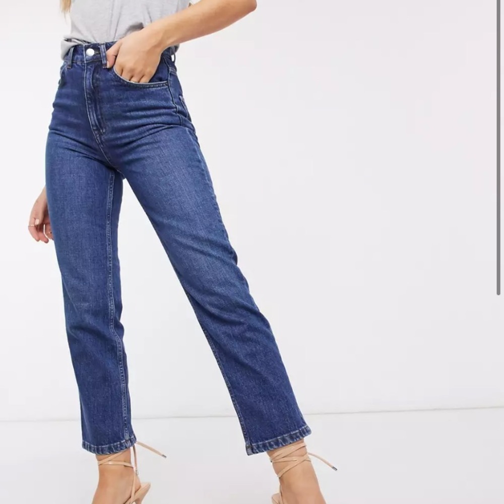 ASOS design high waisted jeans
